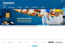 Tablet Screenshot of instelec.com.ar